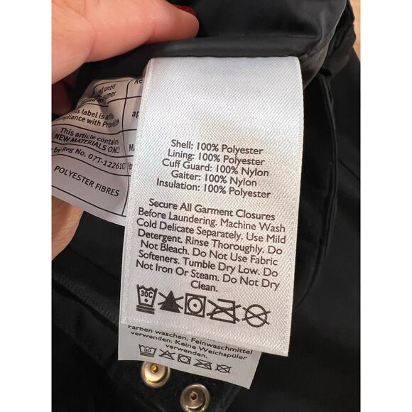 NWOT Eddie Bauer Weather Edge Plus Insulated Snow Pants In Black Womans Size‎ L - Picture 8 of 10